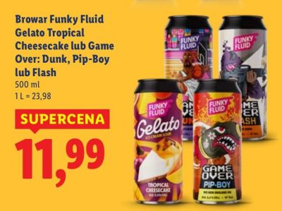 Piwo Game Over: lub Flash promocja w Lidl