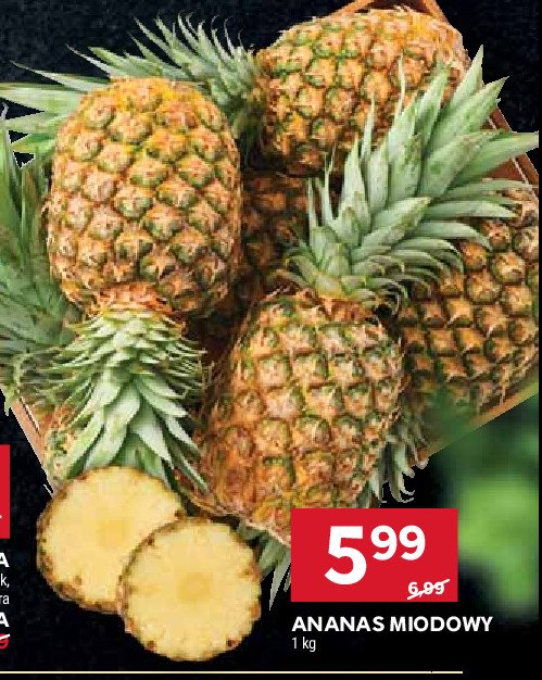 Ananas miodowy promocja w Stokrotka