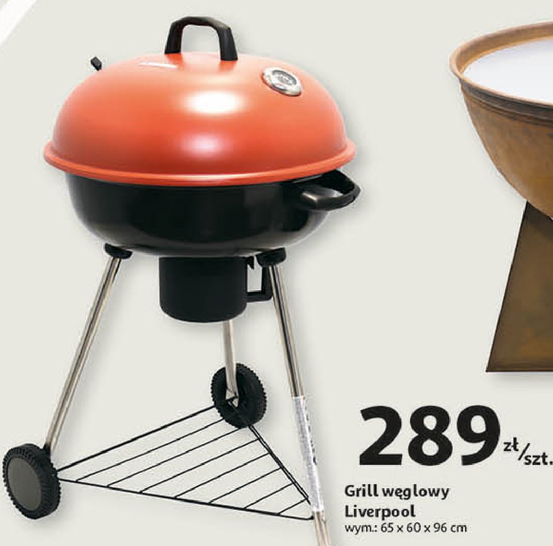 Grill w臋glowy liverpool Garden star promocja