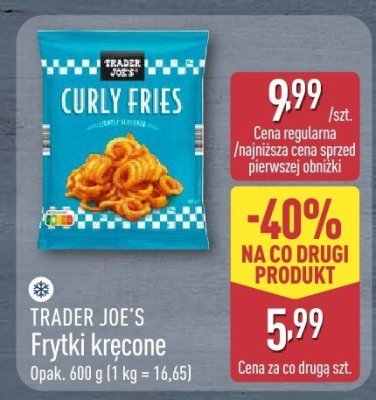 Frytki kręcone  promocja w Aldi