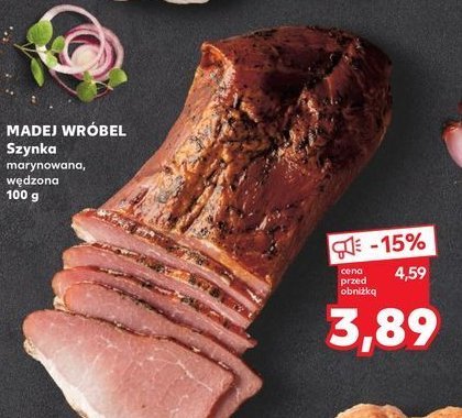 Szynka marynowana wędzona Madej & wróbel promocja w Kaufland