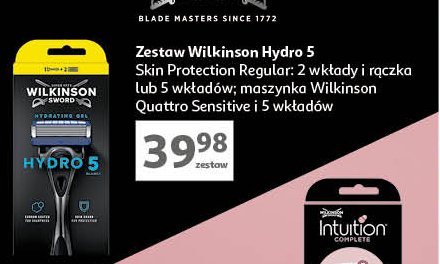 Maszynka do golenia + 5 wkładów Wilkinson hydro 5 promocja w Auchan