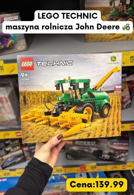Klocki TECHNIC maszyna rolnicza John Deere 9700 Forage Harvester 42168 promocja w Kaufland