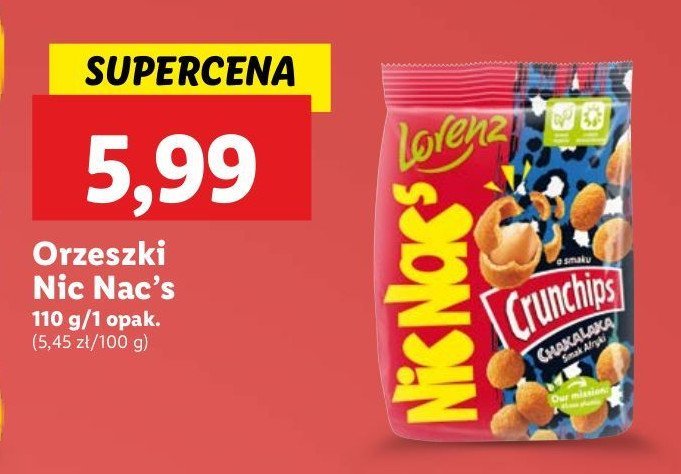 Orzeszki crunchips chakalaka Lorenz nic nac's promocja