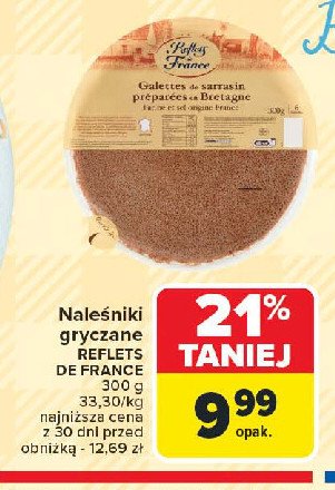 Naleśniki gryczane Reflets de france promocja w Carrefour Market