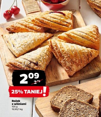 Rożek z wiśniami promocja w Netto