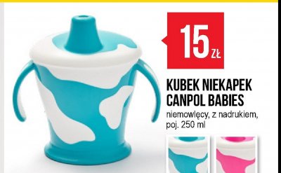 Kubek niekapek kr贸wka 250 ml r贸偶owy Canpol babies promocja