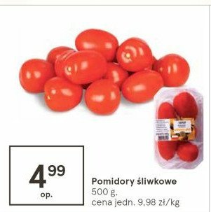 Pomidory śliwkowe Tesco mw promocja
