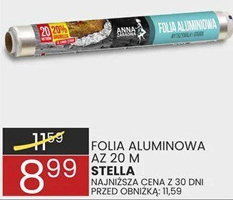 Folia aluminowa 42-20m Stella promocja w Wafelek