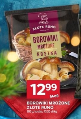 Borowiki mrożone Złote Runo kostka promocja w Stokrotka