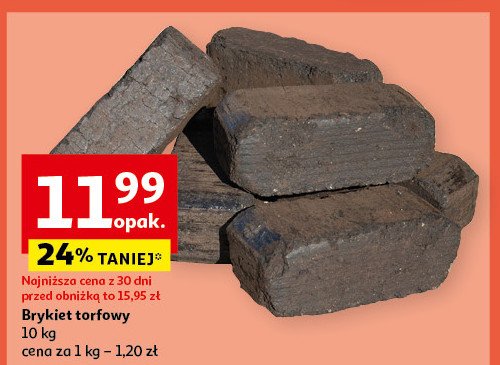 Brykiet torfowy promocja