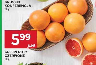 Grejpfruty czerwone promocja w Stokrotka
