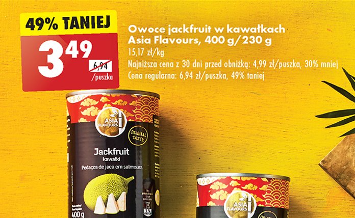 Jackfruit kawałki Asia flavours promocja