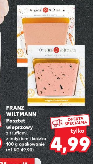 Pasztet wieprzowy z truflami Franz wiltmann promocja