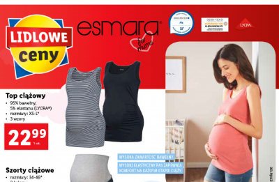 Top ciążowy xs-l Esmara promocja