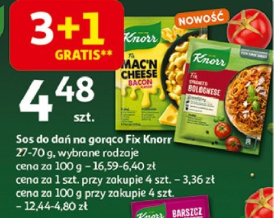 Fix spaghetti bolognese Knorr promocja