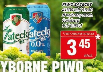 Piwo ŻATECKY promocja w Chorten
