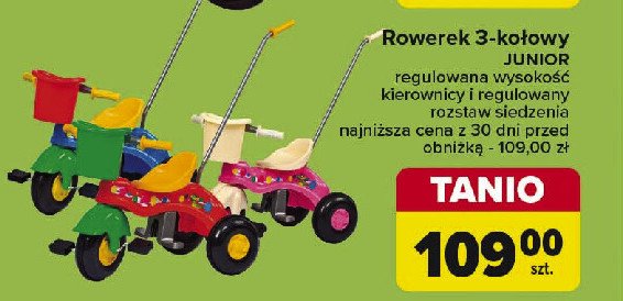 Rower 3 kołowy promocja