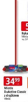 Miotła DuActive Classic z drążkiem Vileda promocja w Leclerc