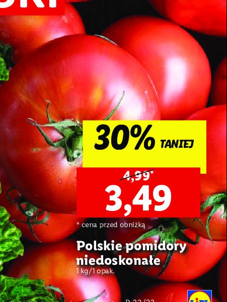 Pomidory niedoskonałe promocja