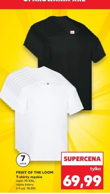 T-shirty męskie 7 szt. promocja w Kaufland