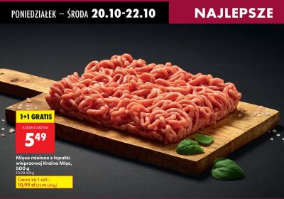 Mi臋so mielone z 艂opatki promocja w Biedronka