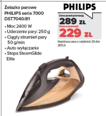 Żelazko parowe seria 7000 DST7040/81 promocja w NEONET