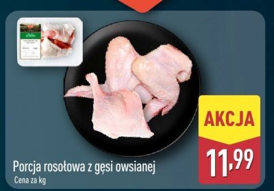 Porcja rosołowa z gęsi owsianej promocja w Aldi