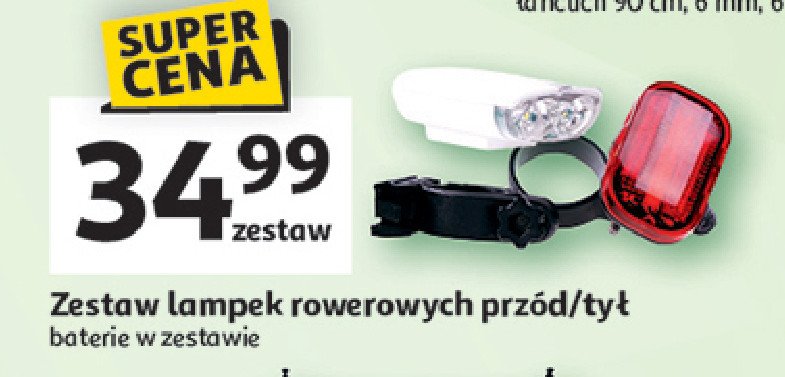 Zestaw lamp rowerowych promocja