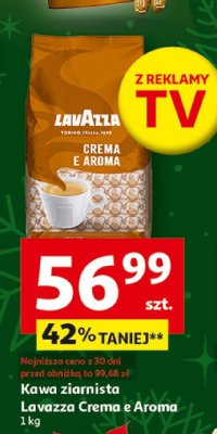 Kawa ziarnista Lavazza Crema e Aroma 1 kg promocja w Auchan