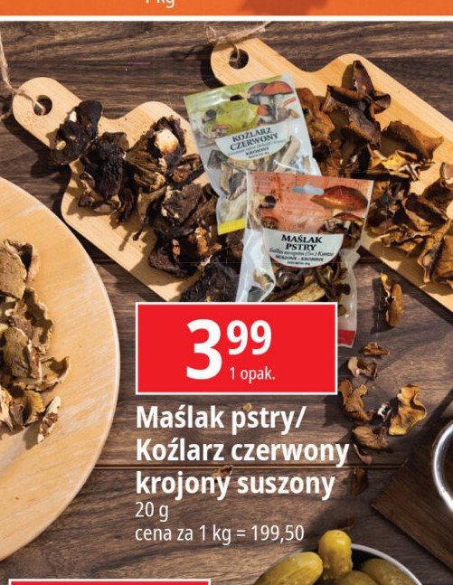 Maślak pstry suszony krojony Polgrzyb promocja