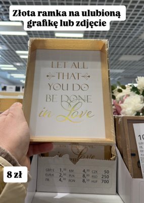 Ramka na zdjęcie złota promocja w Pepco