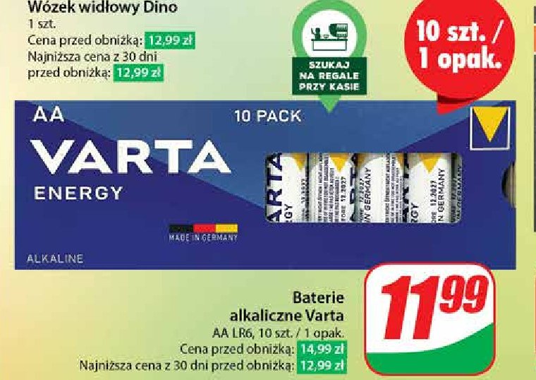 Baterie alkaiczne lr06 Varta promocja