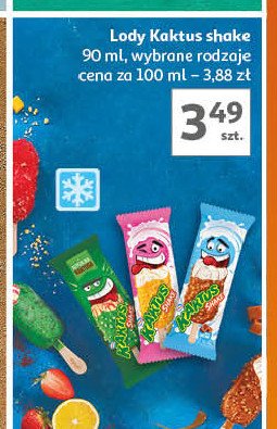 Lody shake słony karmel Nestle kaktus promocja