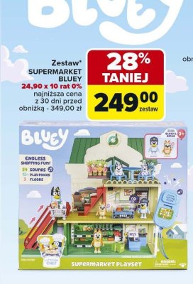 Zestaw SUPERMARKET BLUEY 24,90 x 10 rat 0% promocja w Carrefour