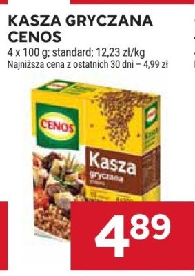 Kasza gryczana Cenos promocja w Stokrotka