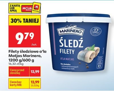 Filety śledziowe a'la Matjas  promocja w Biedronka