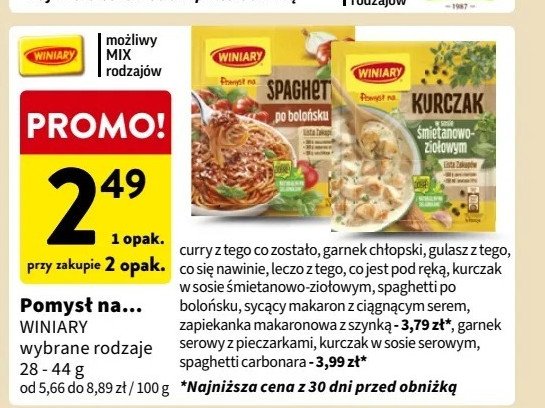 Leczo z tego co jest pod ręką Winiary pomysł na ... promocja