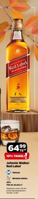 Whisky Johnnie Walker Red Label Blended 700ml promocja w Netto