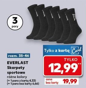 Skarpety sportowe Everlast promocja w Kaufland