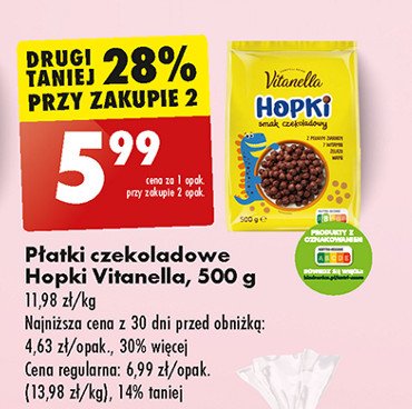 Płatki hopki Vitanella promocja