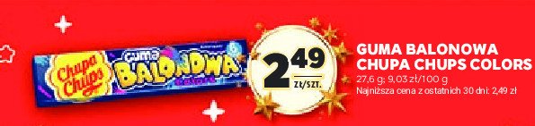 Guma balonowa colors Chupa chups promocja w Stokrotka