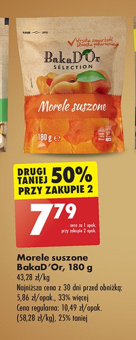 Morele suszone Bakad'or promocja