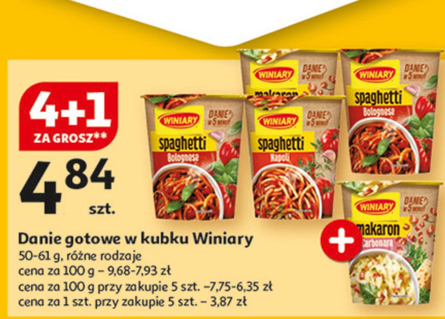 Spaghetti po neapolitańsku Winiary danie mm... promocja w Auchan