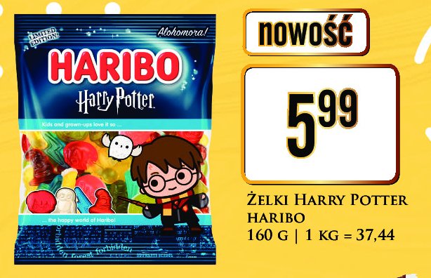 Żelki harry potter - harry Haribo promocja