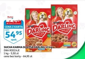 Karma dla psa mięso-warzywa Purina darling promocja