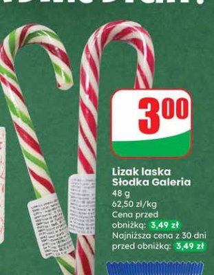 Lizak laska Słodka Galeria promocja w Dino