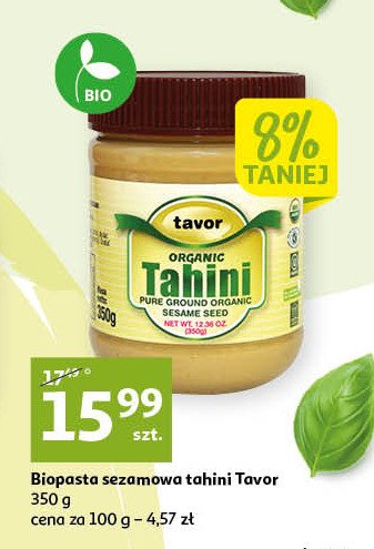 Tahini pasta na bazie nasion sezamu TAVOR promocja