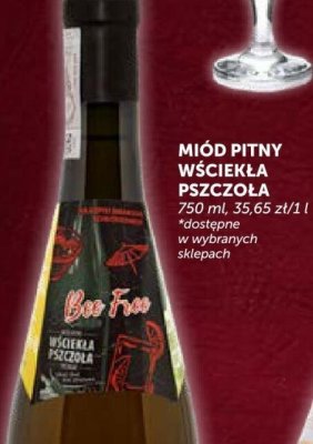 Miód pitny Wściekła Pszczola promocja w Groszek