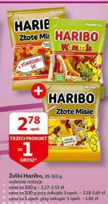 Żelki Haribo złote misie promocja